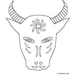 Dessin à colorier: Masque (Objets) #120632 - Coloriages à Imprimer Gratuits