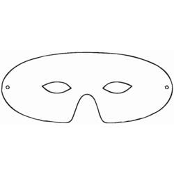 Dessin à colorier: Masque (Objets) #120638 - Coloriages à Imprimer Gratuits