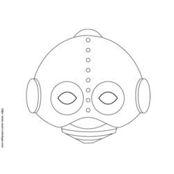 Dessin à colorier: Masque (Objets) #120831 - Coloriages à Imprimer Gratuits