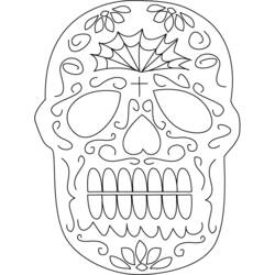 Dessin à colorier: Masque (Objets) #120836 - Coloriages à Imprimer Gratuits