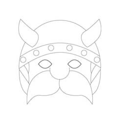 Dessin à colorier: Masque (Objets) #120855 - Coloriages à Imprimer Gratuits