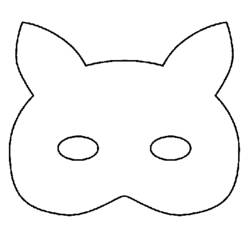 Dessin à colorier: Masque (Objets) #120884 - Coloriages à Imprimer Gratuits