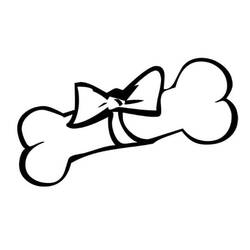 Coloriage Os de Chien (Objets) #189699 à imprimer et colorier