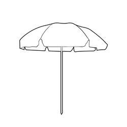 Dessin à colorier: Parapluie (Objets) #172713 - Coloriages à Imprimer Gratuits