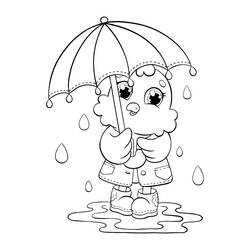 Coloriage Parapluie (Objets) #172716 à imprimer et colorier