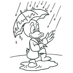 Dessin à colorier: Parapluie (Objets) #172722 - Coloriages à Imprimer Gratuits