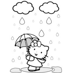 Coloriage Parapluie (Objets) #172728 à imprimer et colorier