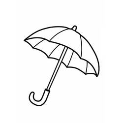 Coloriage Parapluie (Objets) #172730 à imprimer et colorier