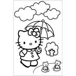 Dessin à colorier: Parapluie (Objets) #172733 - Coloriages à Imprimer Gratuits