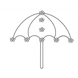 Dessin à colorier: Parapluie (Objets) #172738 - Coloriages à Imprimer Gratuits