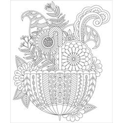 Dessin à colorier: Parapluie (Objets) #172739 - Coloriages à Imprimer Gratuits