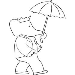 Dessin à colorier: Parapluie (Objets) #172747 - Coloriages à Imprimer Gratuits
