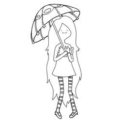 Dessin à colorier: Parapluie (Objets) #172749 - Coloriages à Imprimer Gratuits