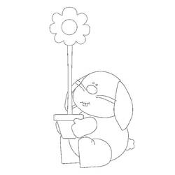 Dessin à colorier: Pot de Fleurs (Objets) #221255 - Coloriages à Imprimer Gratuits