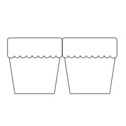 Dessin à colorier: Pot de Fleurs (Objets) #221280 - Coloriages à Imprimer Gratuits