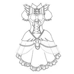 Dessin à colorier: Robe (Objets) #186196 - Coloriages à Imprimer Gratuits