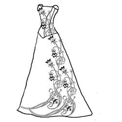 Dessin à colorier: Robe (Objets) #186208 - Coloriages à Imprimer Gratuits