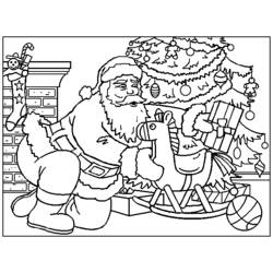 Dessin à colorier: Sapin de Noël (Objets) #167469 - Coloriages à Imprimer Gratuits