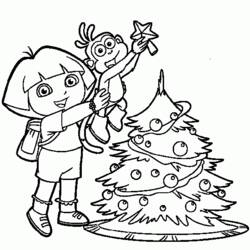 Dessin à colorier: Sapin de Noël (Objets) #167474 - Coloriages à Imprimer Gratuits