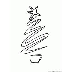 Dessin à colorier: Sapin de Noël (Objets) #167487 - Coloriages à Imprimer Gratuits