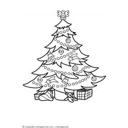 Dessin à colorier: Sapin de Noël (Objets) #167501 - Coloriages à Imprimer Gratuits