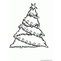 Dessin à colorier: Sapin de Noël (Objets) #167535 - Coloriages à Imprimer Gratuits