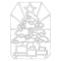 Dessin à colorier: Sapin de Noël (Objets) #167564 - Coloriages à Imprimer Gratuits