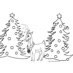Dessin à colorier: Sapin de Noël (Objets) #167568 - Coloriages à Imprimer Gratuits