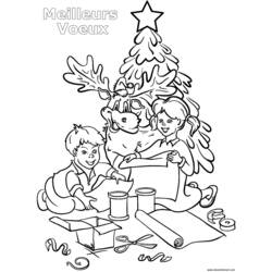 Dessin à colorier: Sapin de Noël (Objets) #167693 - Coloriages à Imprimer Gratuits