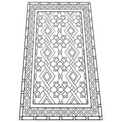 Dessin à colorier: Tapis (Objets) #185918 - Coloriages à Imprimer Gratuits