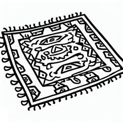 Dessin à colorier: Tapis (Objets) #185925 - Coloriages à Imprimer Gratuits