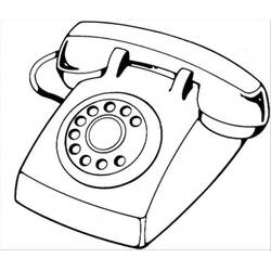 Dessin à colorier: Téléphone (Objets) #192625 - Coloriages à Imprimer Gratuits