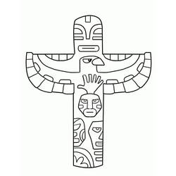 Coloriage Totem (Objets) #203095 à imprimer et colorier