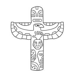 Coloriage Totem (Objets) #203105 à imprimer et colorier
