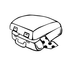Dessin à colorier: Valise (Objets) #217448 - Coloriages à Imprimer Gratuits