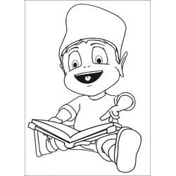 Dessin à colorier: Adibou (Personnages de dessins animés) #206103 - Coloriages à Imprimer Gratuits