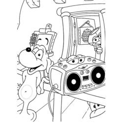 Dessin à colorier: Adibou (Personnages de dessins animés) #23578 - Coloriages à Imprimer Gratuits