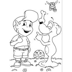 Dessin à colorier: Adibou (Personnages de dessins animés) #23579 - Coloriages à Imprimer Gratuits