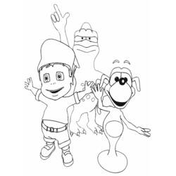 Dessin à colorier: Adibou (Personnages de dessins animés) #23585 - Coloriages à Imprimer Gratuits
