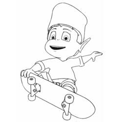 Dessin à colorier: Adibou (Personnages de dessins animés) #23593 - Coloriages à Imprimer Gratuits