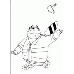 Dessin à colorier: Adibou (Personnages de dessins animés) #23598 - Coloriages à Imprimer Gratuits
