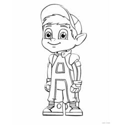 Dessin à colorier: Adibou (Personnages de dessins animés) #23602 - Coloriages à Imprimer Gratuits
