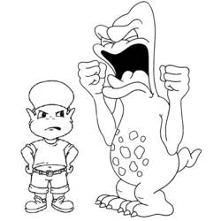 Dessin à colorier: Adibou (Personnages de dessins animés) #23603 - Coloriages à Imprimer Gratuits