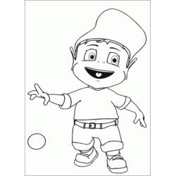 Dessin à colorier: Adibou (Personnages de dessins animés) #23605 - Coloriages à Imprimer Gratuits