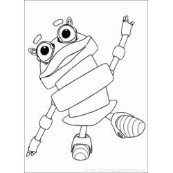 Dessin à colorier: Adibou (Personnages de dessins animés) #23619 - Coloriages à Imprimer Gratuits