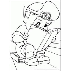 Dessin à colorier: Adibou (Personnages de dessins animés) #23620 - Coloriages à Imprimer Gratuits