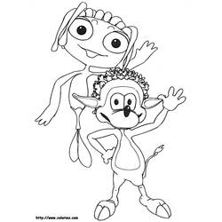 Dessin à colorier: Adibou (Personnages de dessins animés) #23626 - Coloriages à Imprimer Gratuits