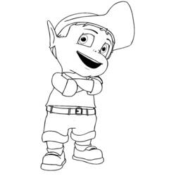 Dessin à colorier: Adibou (Personnages de dessins animés) #23639 - Coloriages à Imprimer Gratuits