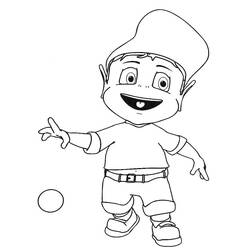 Dessin à colorier: Adibou (Personnages de dessins animés) #23664 - Coloriages à Imprimer Gratuits