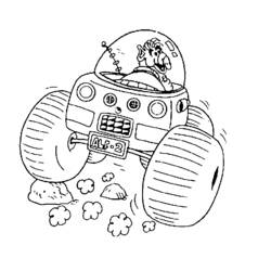 Dessin à colorier: Alf (Personnages de dessins animés) #33670 - Coloriages à Imprimer Gratuits
